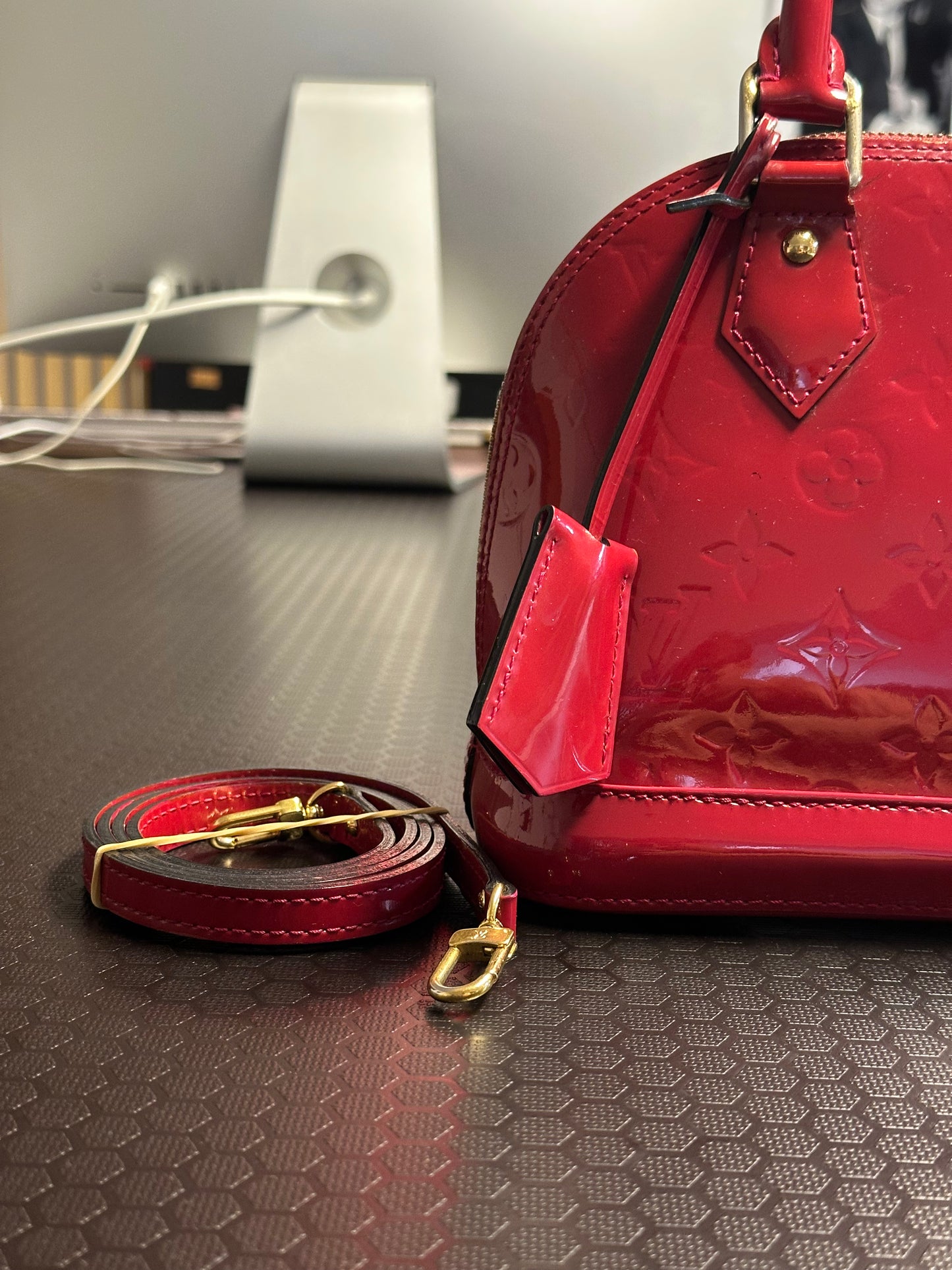 LOUIS VUITTON ALMA BB ROSSA CILIEGIA