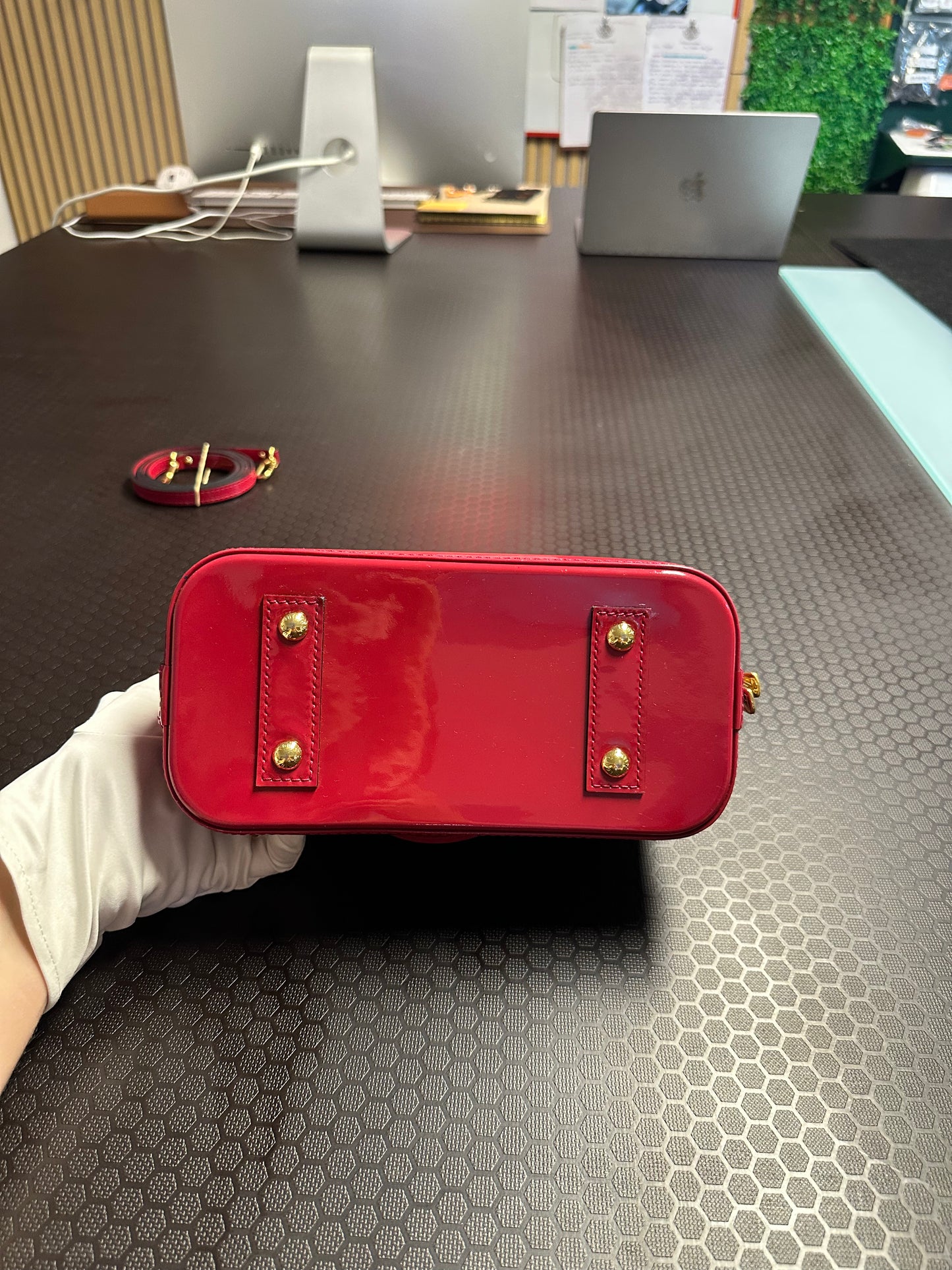 LOUIS VUITTON ALMA BB ROSSA CILIEGIA