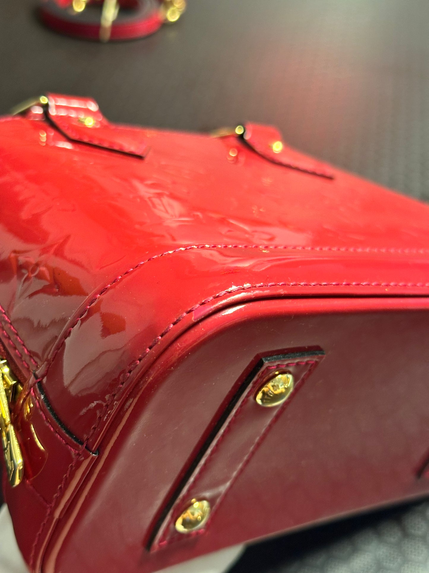 LOUIS VUITTON ALMA BB ROSSA CILIEGIA