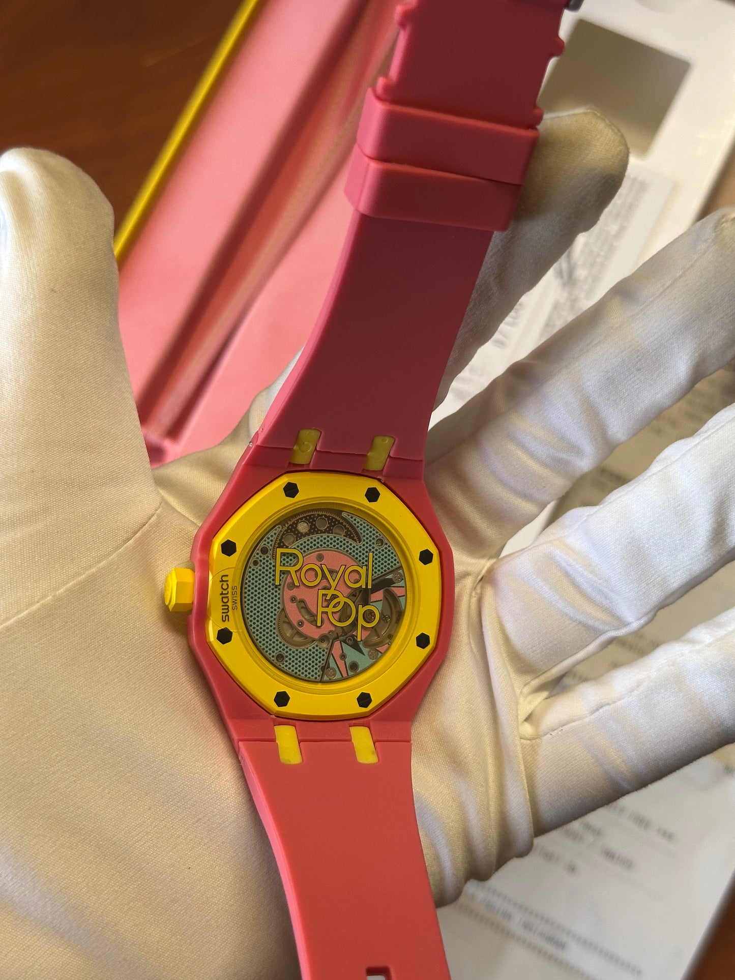 SWATCH X AUDEMARS ROYAL POP OTG ROZ