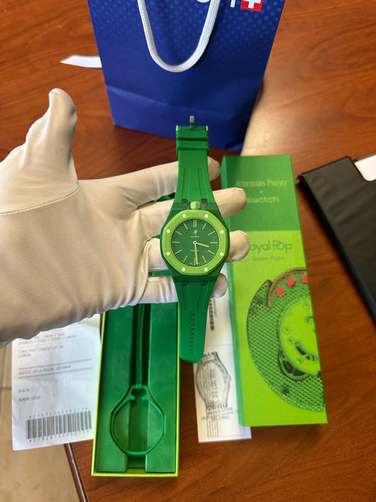 SWATCH X AUDEMARS GREEN EIGHT