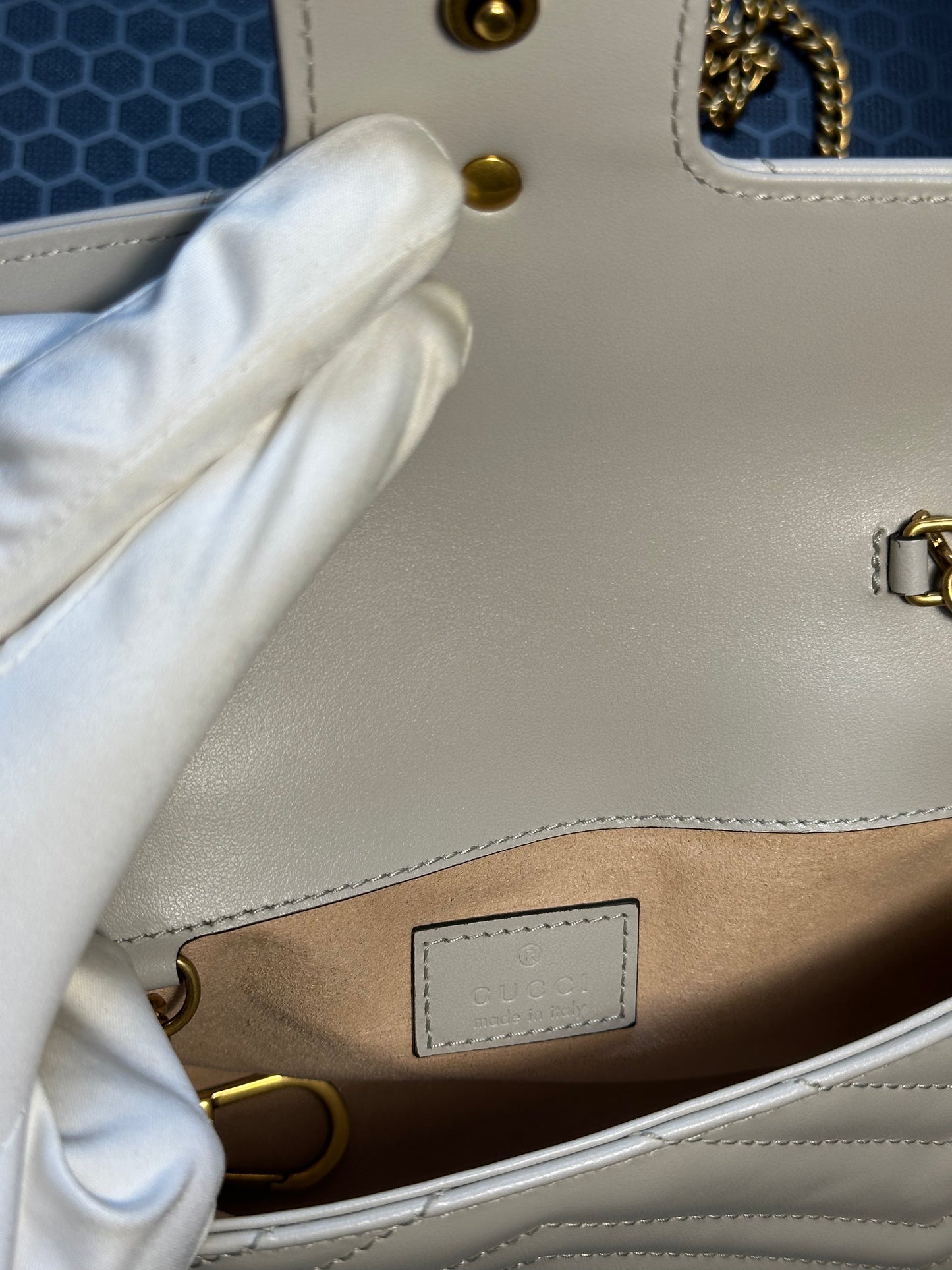 BORSA A SPALLA GUCCI GG Marmont 476433